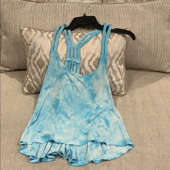 🌵Sky blue tye dye yoga top🌵 - Picture 8 of 9